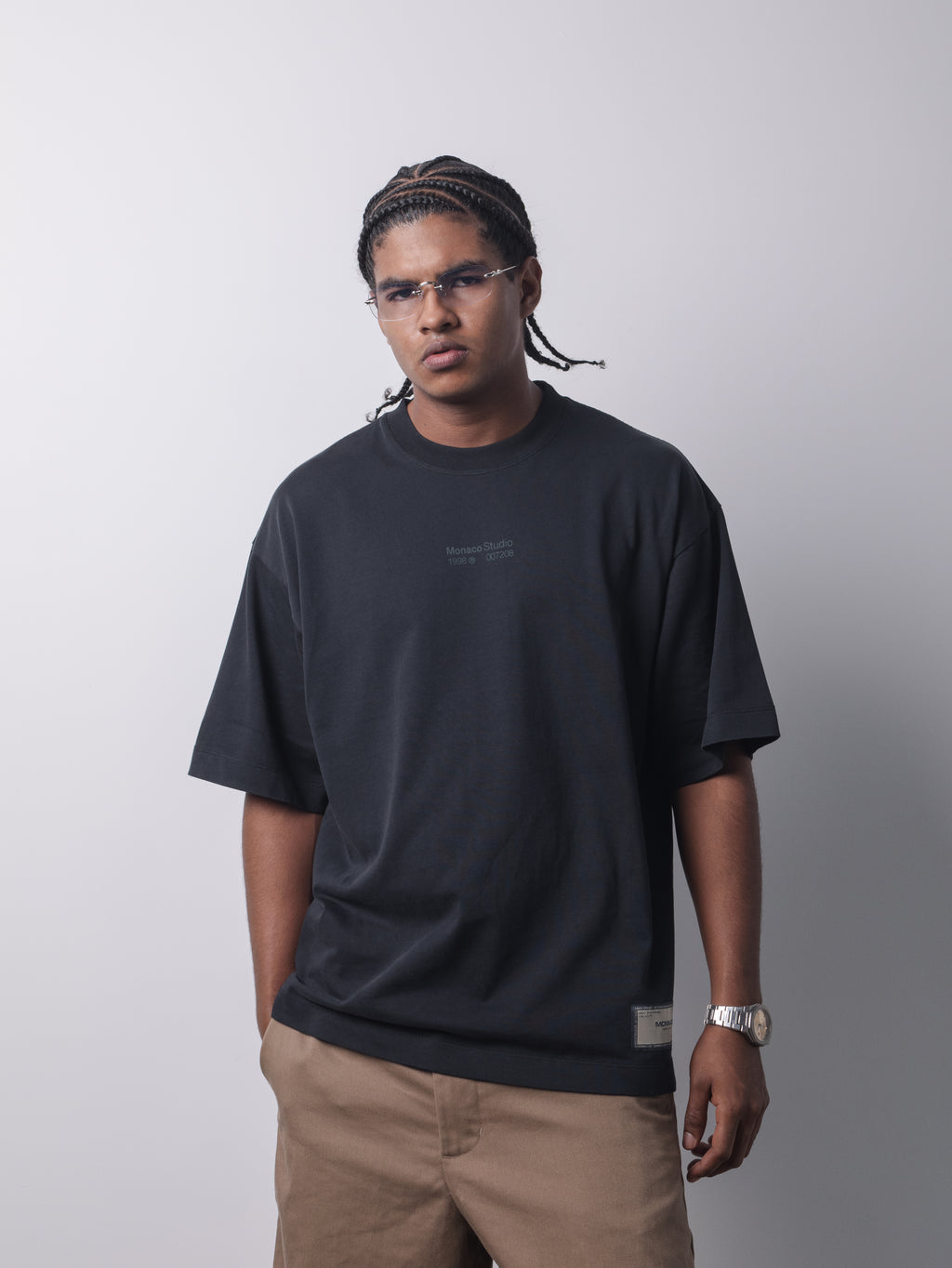 Minimalist T-Shirt - Vintage blue