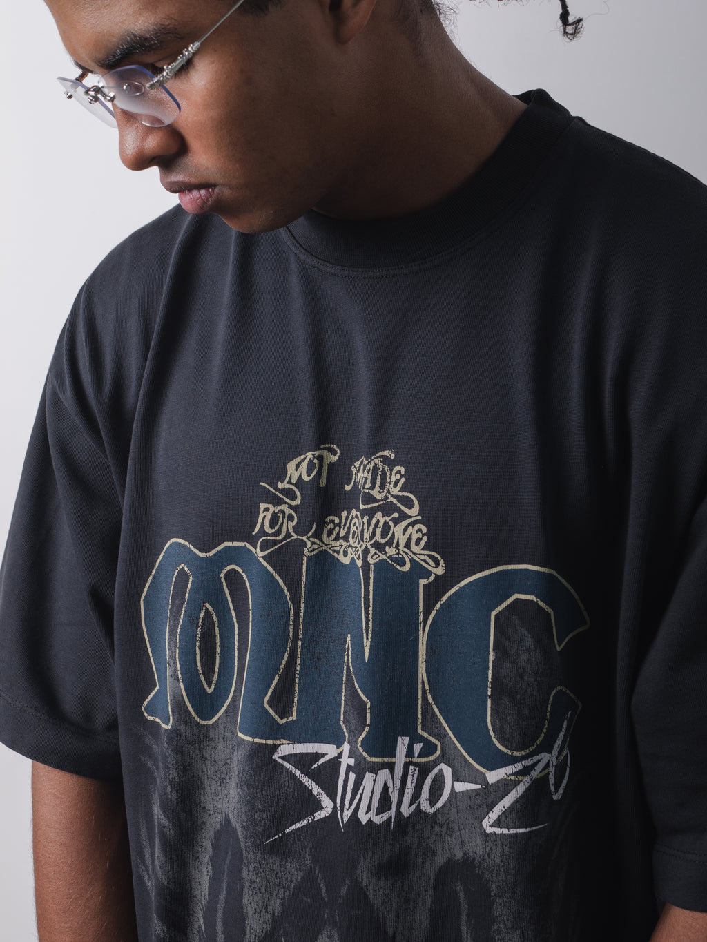 Monnaco Worldwide T-Shirt - Vintage blue