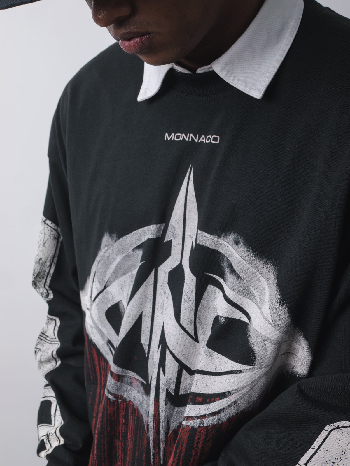 Retrofuturistic Long Sleeve - Vintage premium black