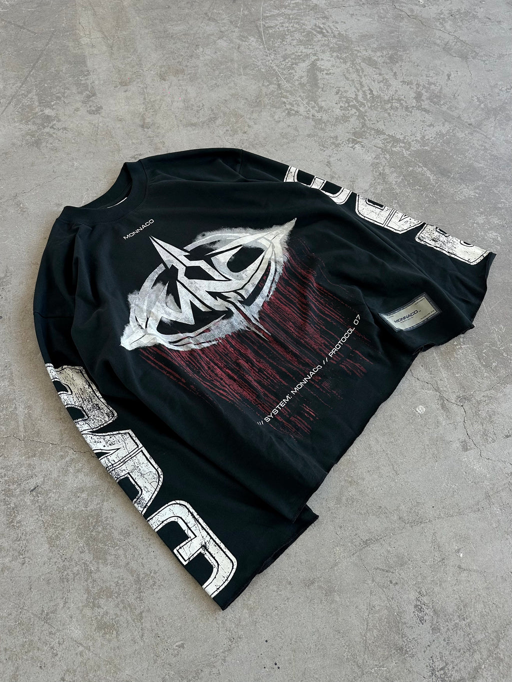 Retrofuturistic Long Sleeve - Vintage premium black