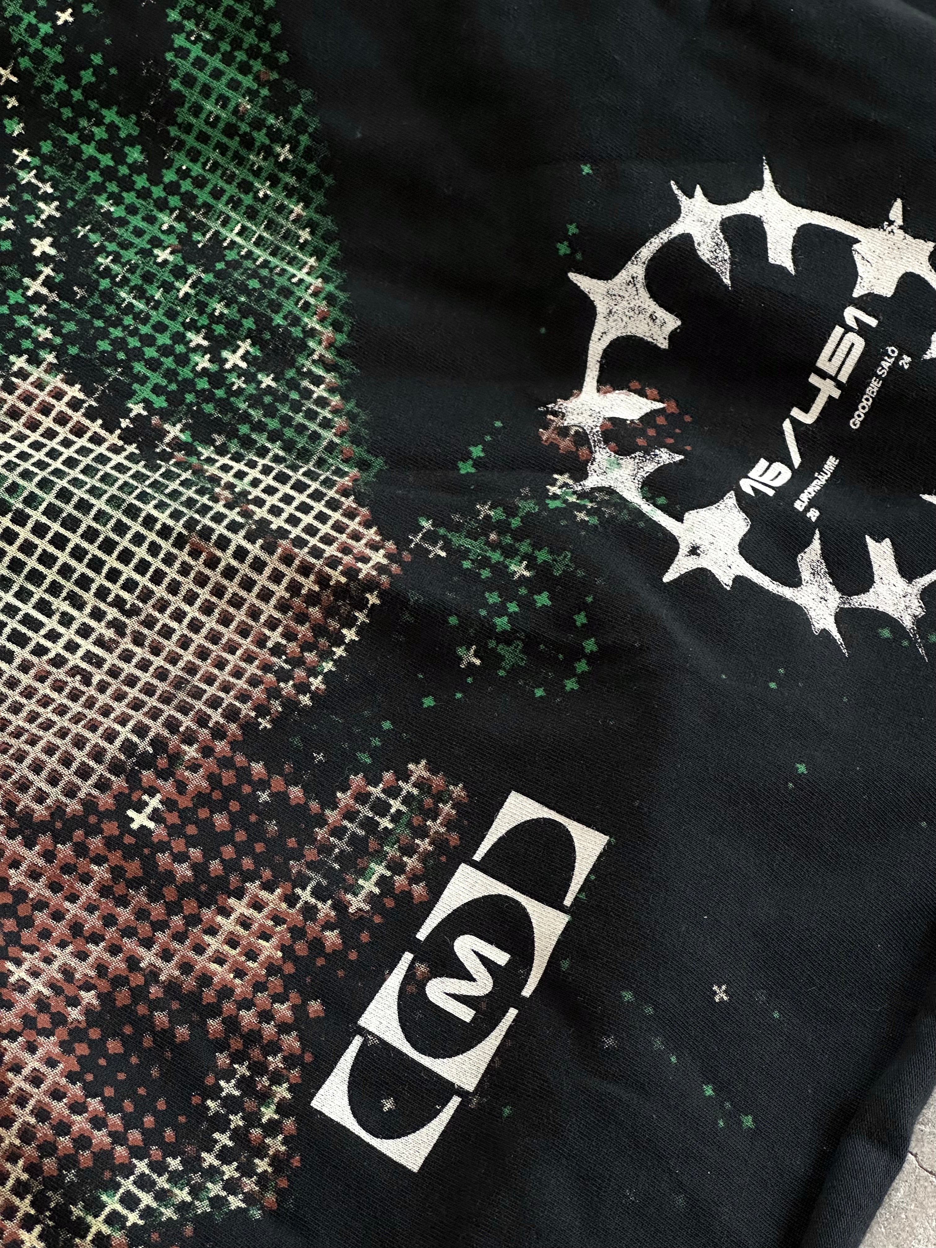 Wood Grafic Long Sleeve - Vintage premium black