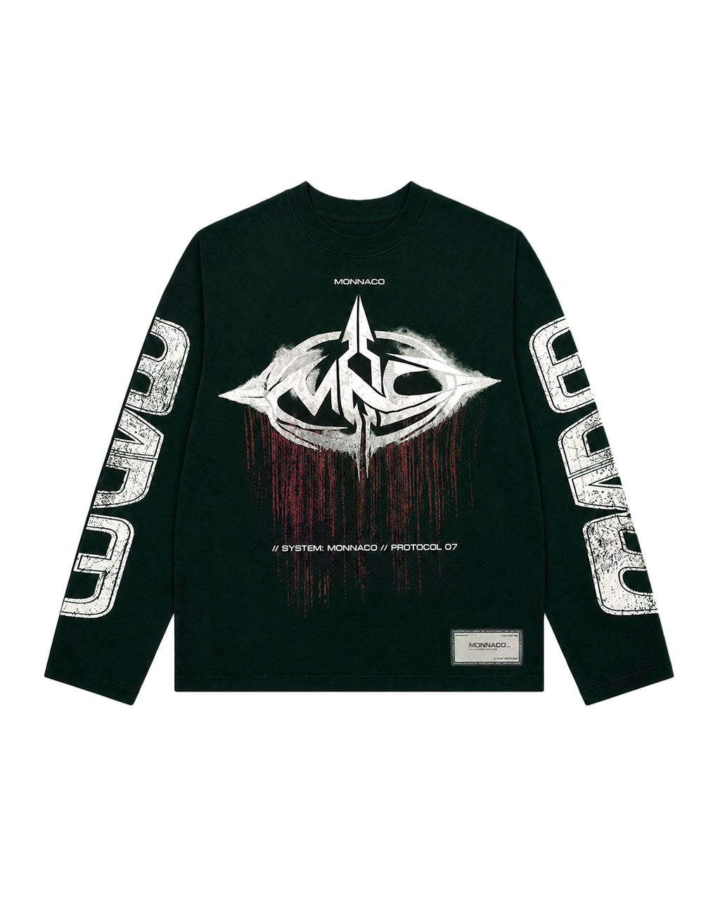 Retrofuturistic Long Sleeve - Vintage premium black