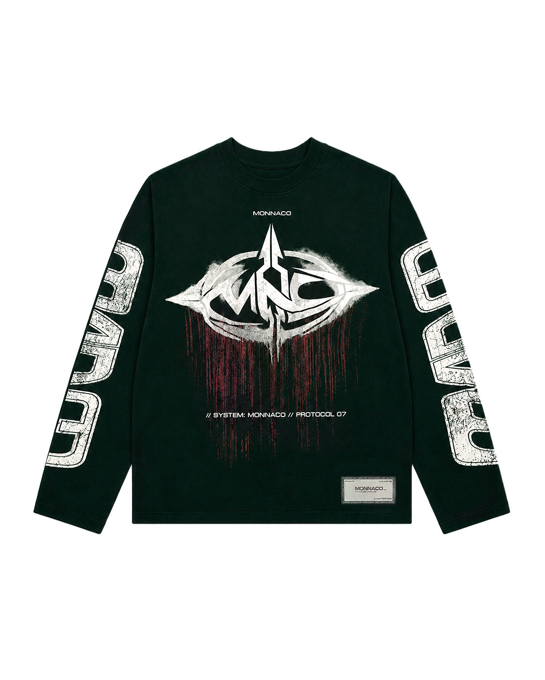 Retrofuturistic Long Sleeve - Vintage premium black