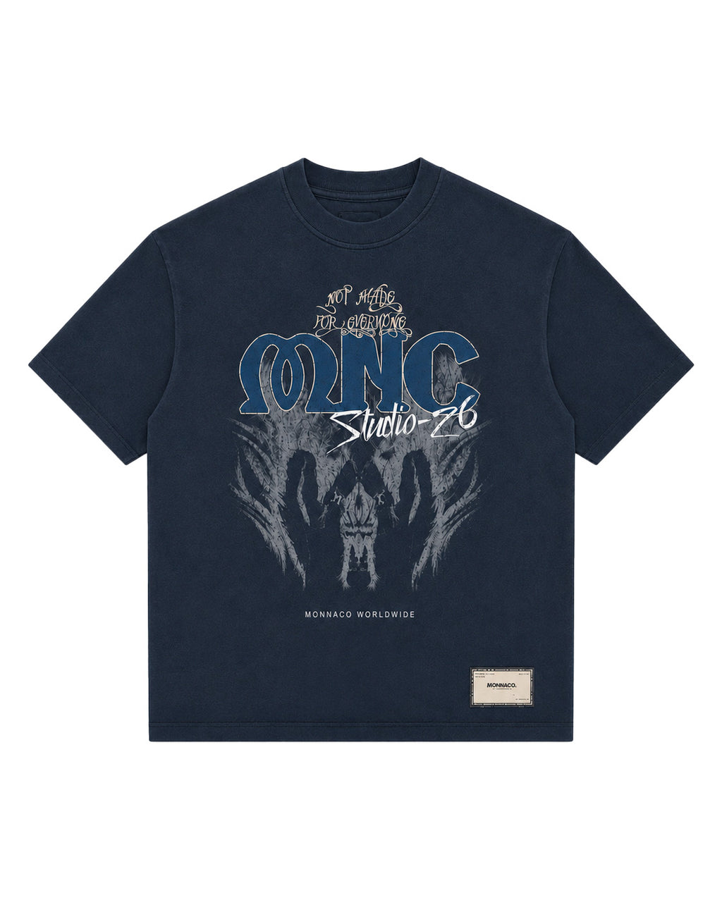 Monnaco Worldwide T-Shirt - Vintage blue