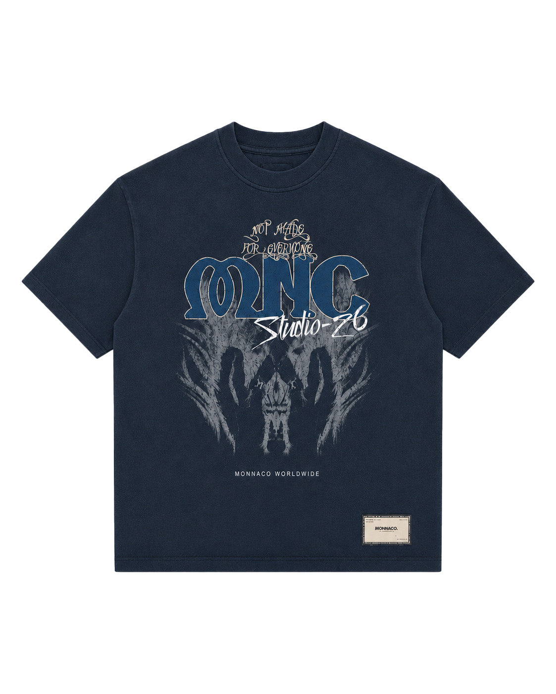 Monnaco Worldwide T-Shirt - Vintage blue